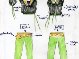 Nagy Anita divatrajz vizsgamunka 2005